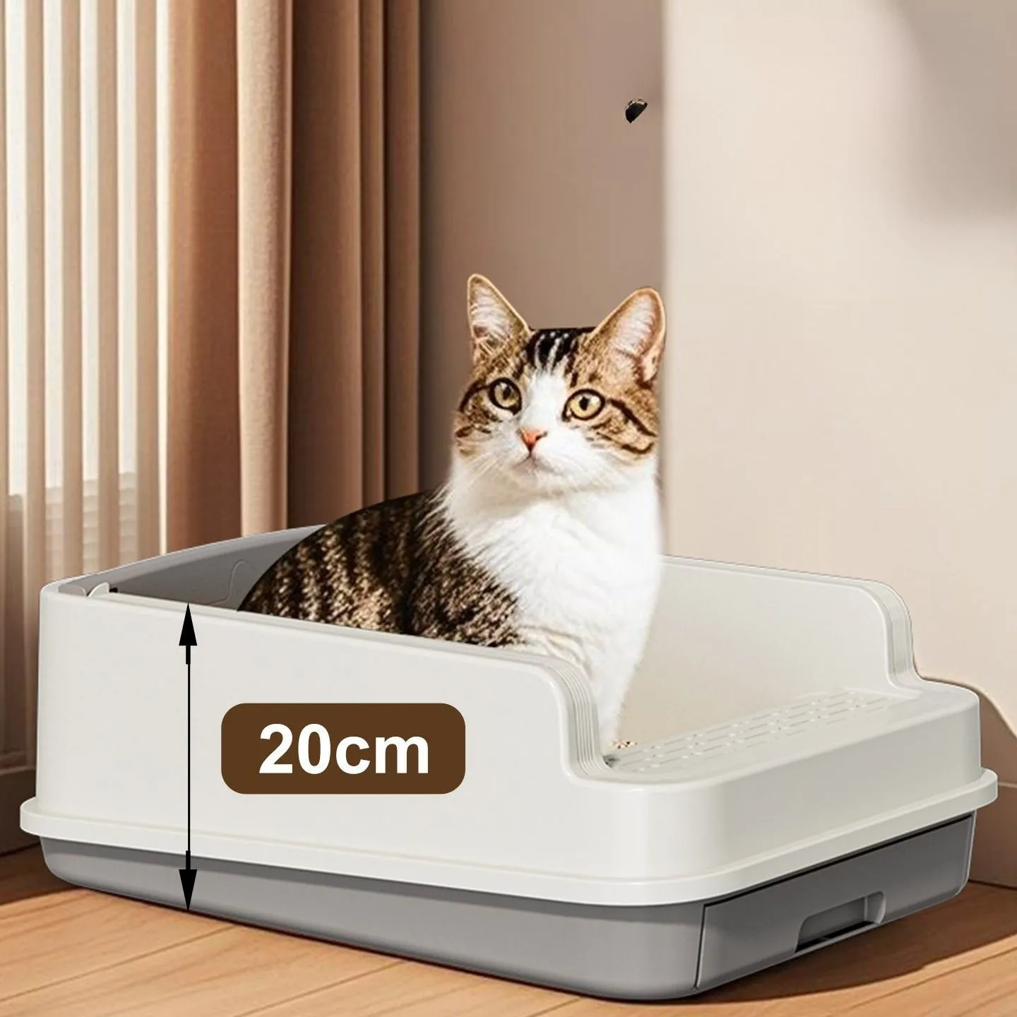 Drawer Style Cat Litter Box | Anti-Tracking & Easy Clean Design